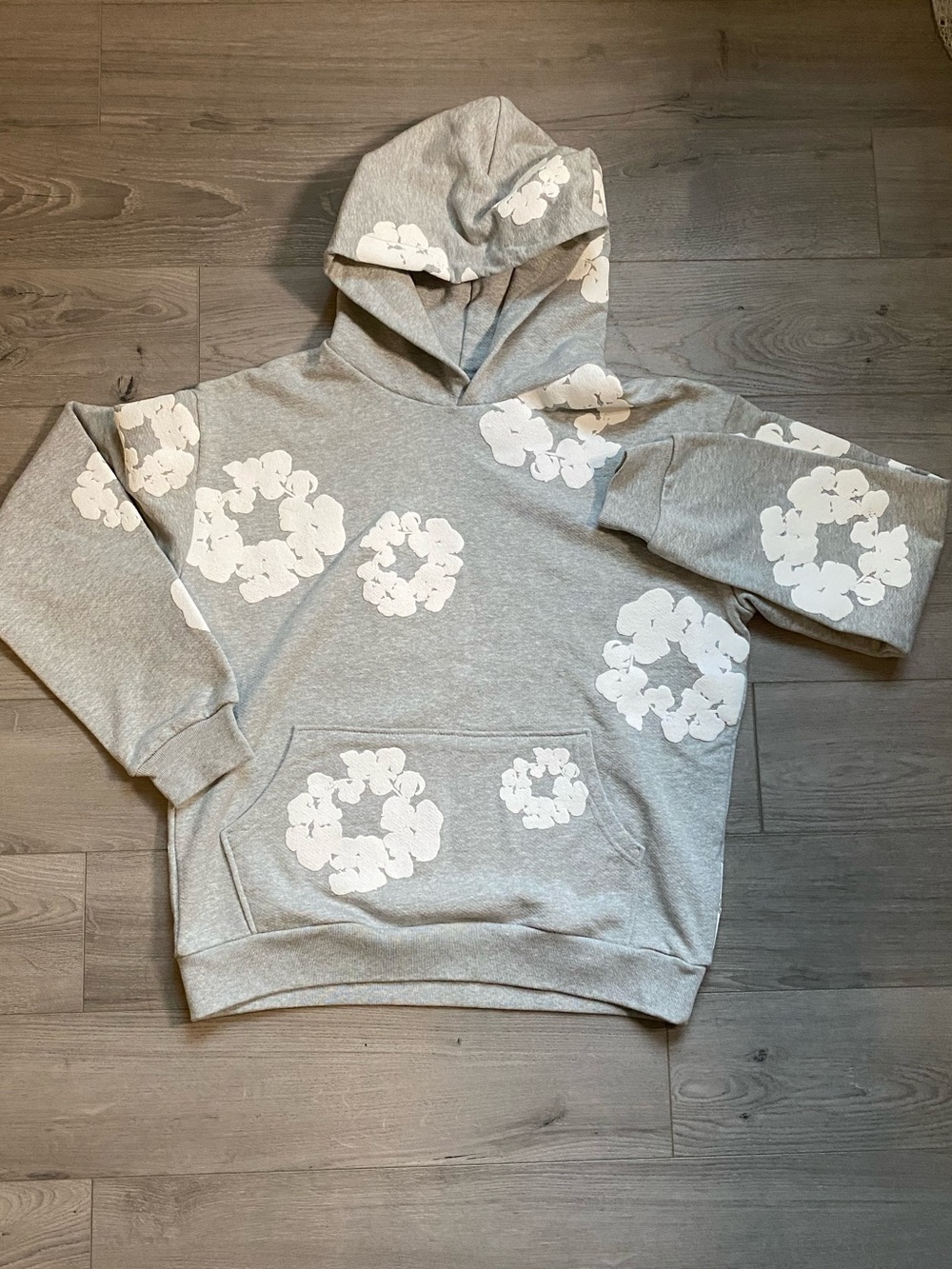 Denim Tears Grey Hoodie Size M